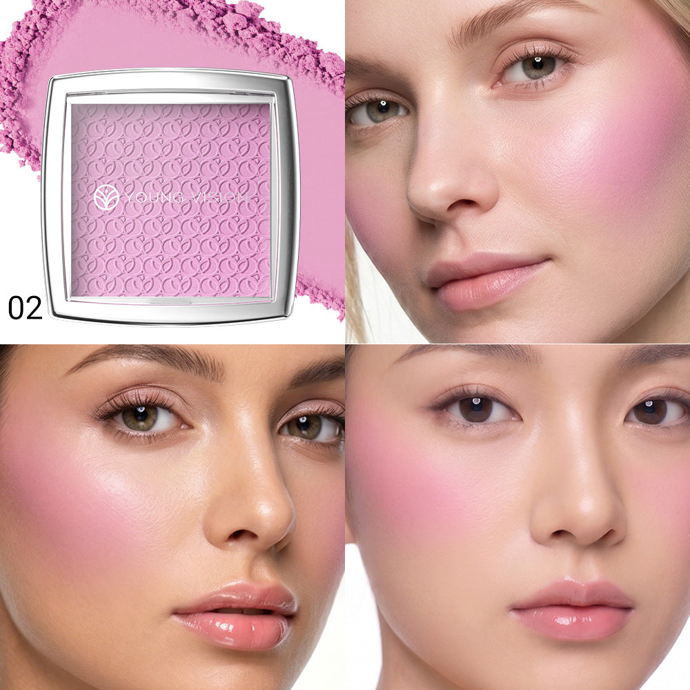 7-Color Soft Mist Embossed Blush Palette