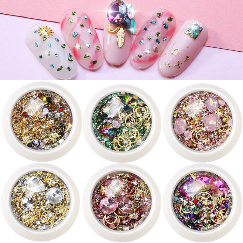 Nail Care Gift Set — New Nail Art Jewelry Nail Diamond N + Nourishing Nail Softening Cuticle G