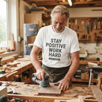 Stay Positive Work Hard — Premium T-Shirt | COLLIN CAMPELL product image