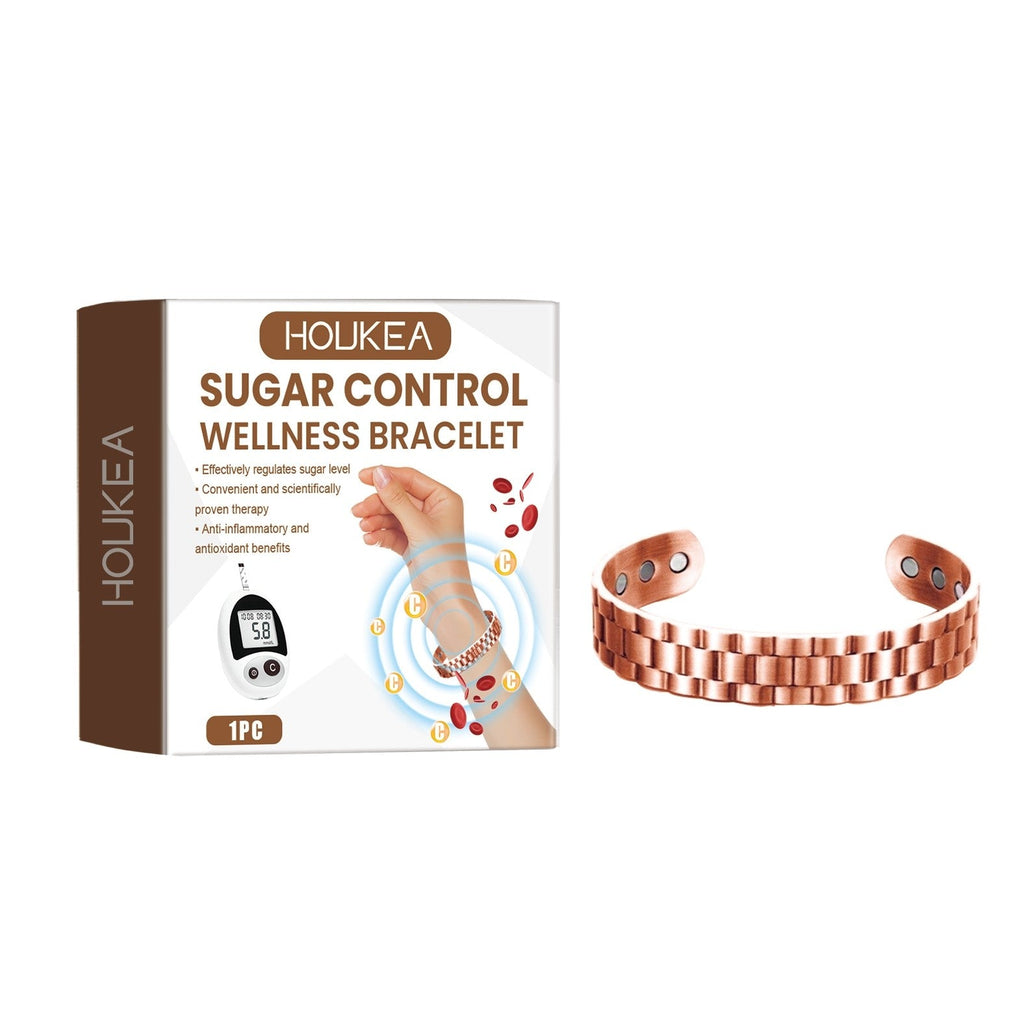 Self-Care Gift Set — Aromatherapy Candle, Essential Oil, + Sugar Control Wellness Bracelet + Sport Wellness Watch