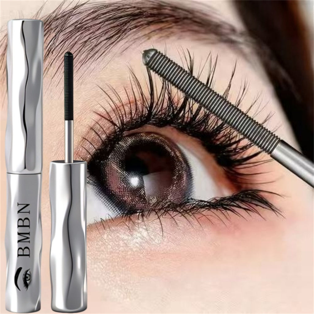 Silver Tube Mascara With A Curling Root
