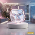 LED Mask on pedestal