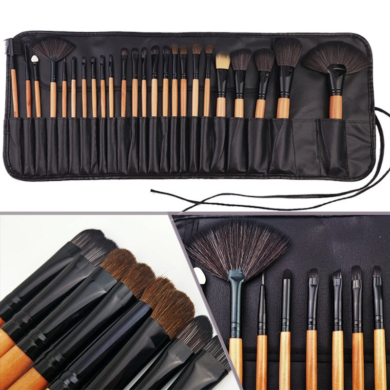 Glam Gift Box — Segmented Self-adhesive And Transpa + 24-piece Makeup Brush Set Blush  Ey