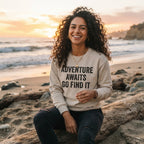 Adventure Awaits Go Find It — Premium Sweatshirt | COLLIN CAMPELL product image