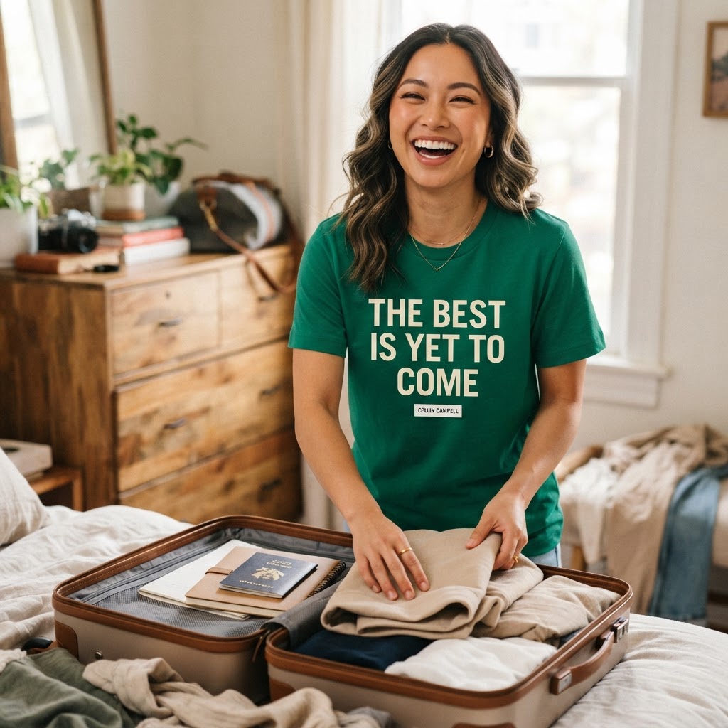 The Best Is Yet to Come — Premium T-Shirt | COLLIN CAMPELL product image