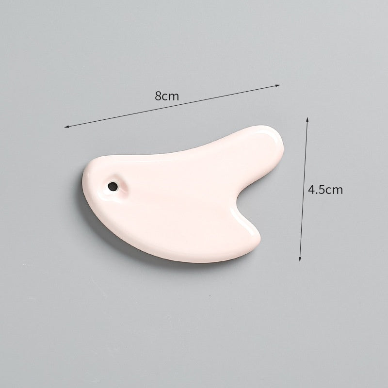 Ceramic Gua Sha Board Facial And Eye Gua Sha Beauty Device