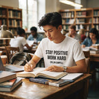 Stay Positive Work Hard — Premium T-Shirt | COLLIN CAMPELL product image