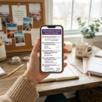 Digital preview of Goal Setting & Vision Board Workbook - Digital Download