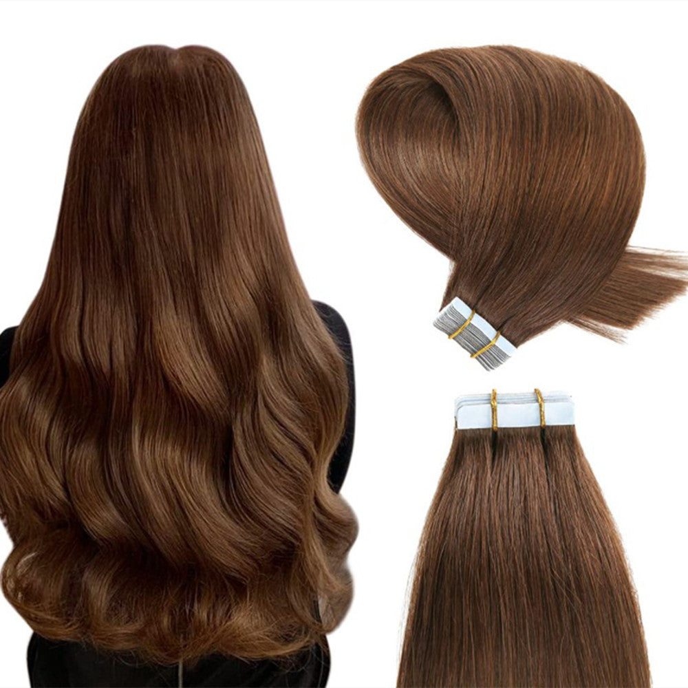 Hair Care Gift Set — Invisible Hair Extensions For Femal + Batana Oil Thickening Shampoo + Hair Concealer Powder