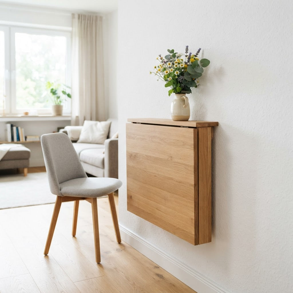 Wall-Mounted Folding Dining Table