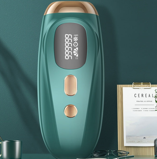 Hair Care Gift Set — Waterproof Mini Electric Hair Trimm + Laser Hair Removal Device IPL Photo + Human Hair Jerry Curly Headband Wig