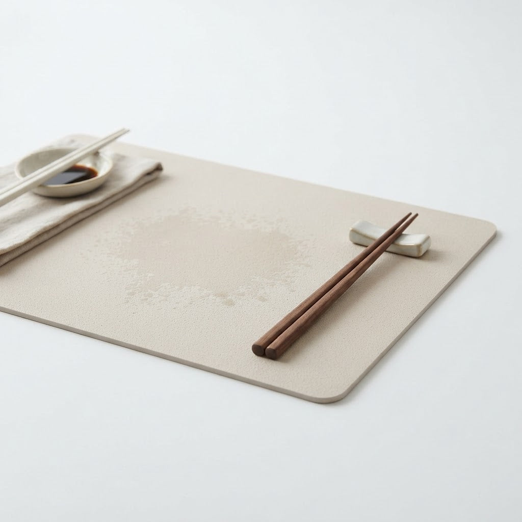 Non-Slip Absorbent Placemat for Bowls & Chopsticks