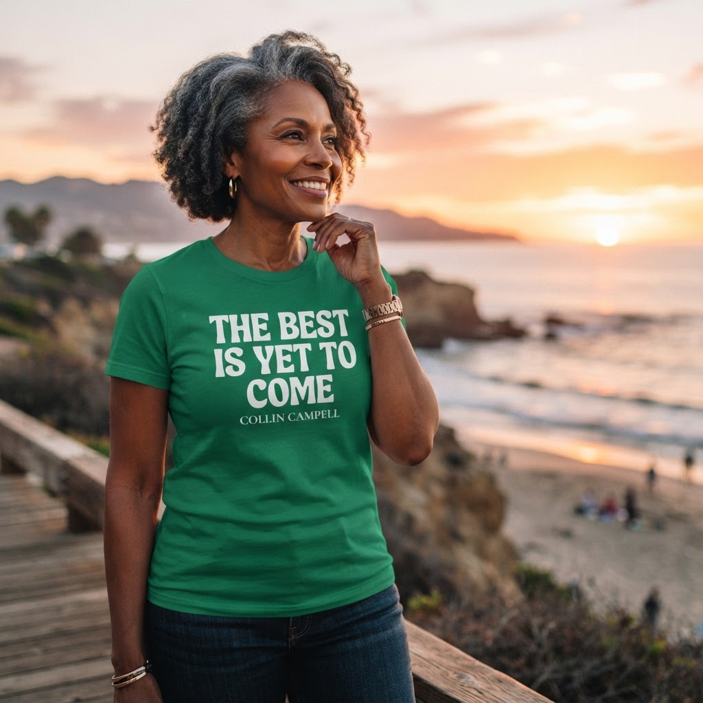 The Best Is Yet to Come — Premium T-Shirt | COLLIN CAMPELL product image