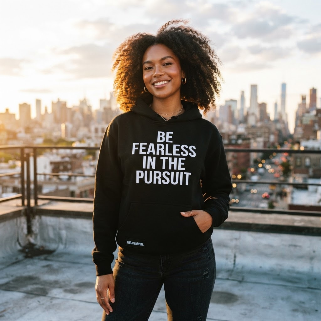 Be Fearless in the Pursuit — Premium Hoodie | COLLIN CAMPELL product image