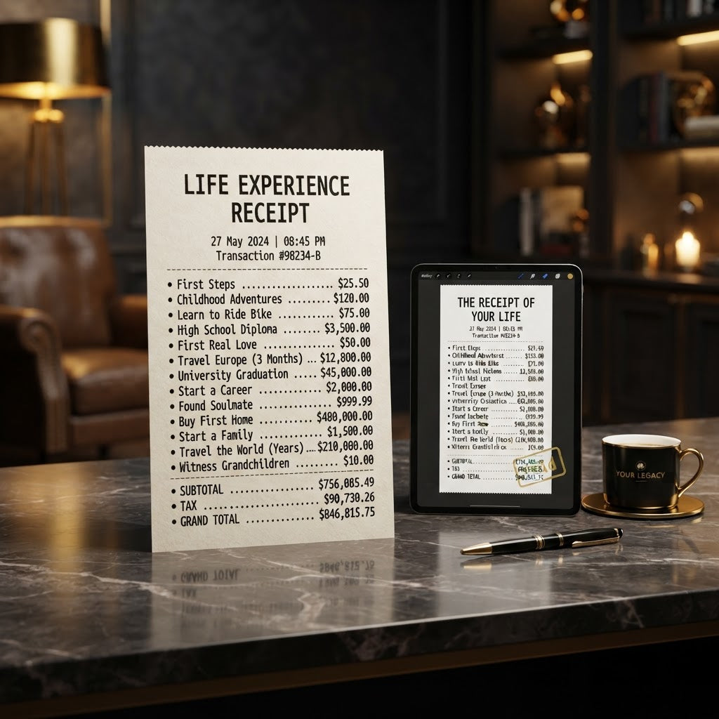 The Receipt of Your Life - 12 Receipts That Tell Your Entire Story