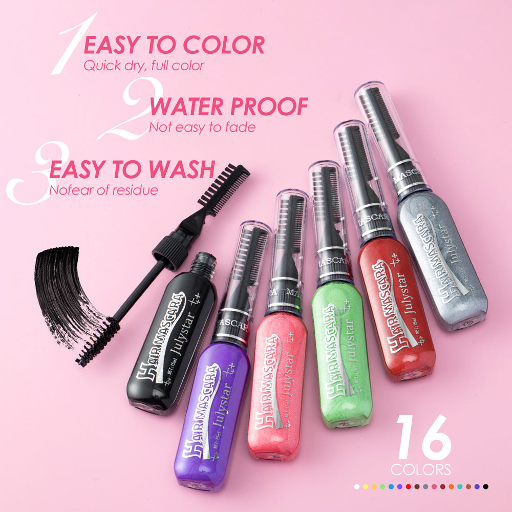 Easy To Apply Color Without Taking Off Makeup Multi Color Eye Black Makeup Durable Waterproof Party With Brush Eye Black Suit
