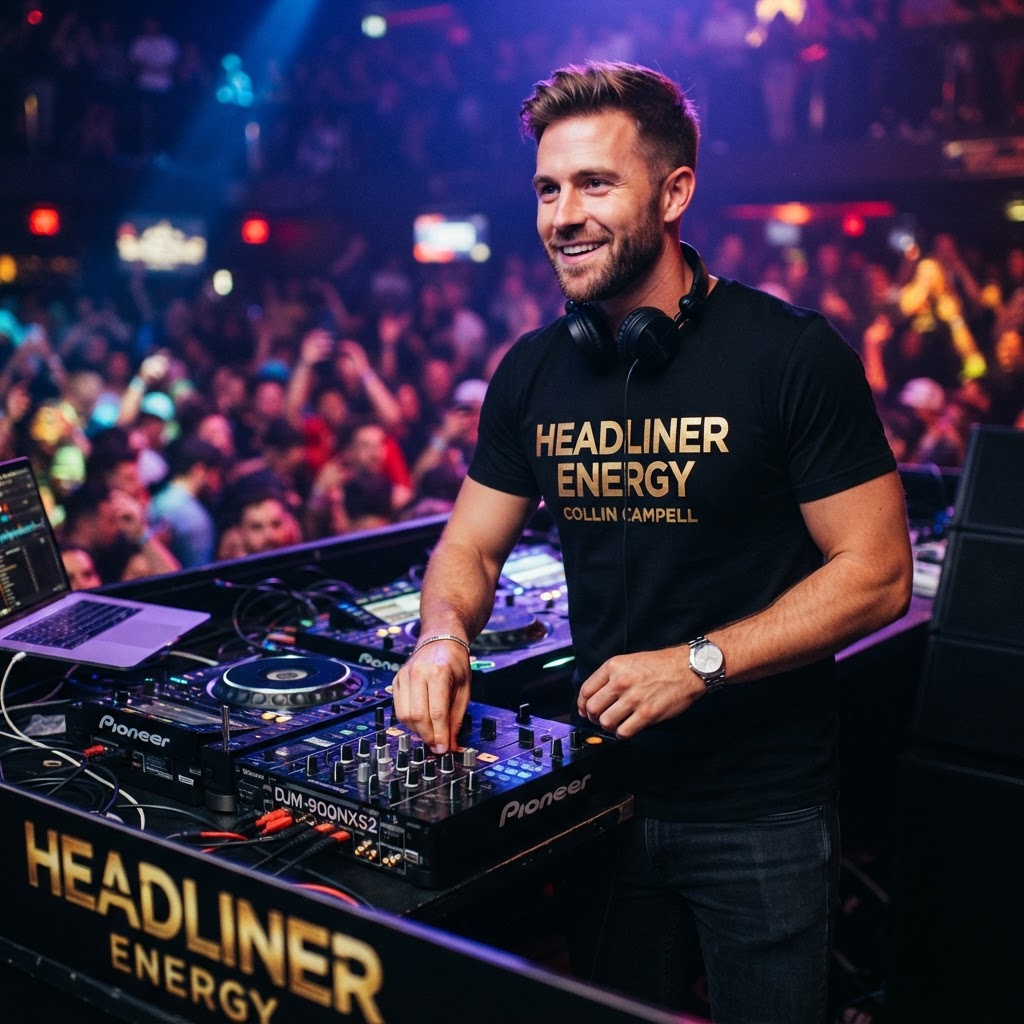 Headliner Energy — Premium T-Shirt | COLLIN CAMPELL product image