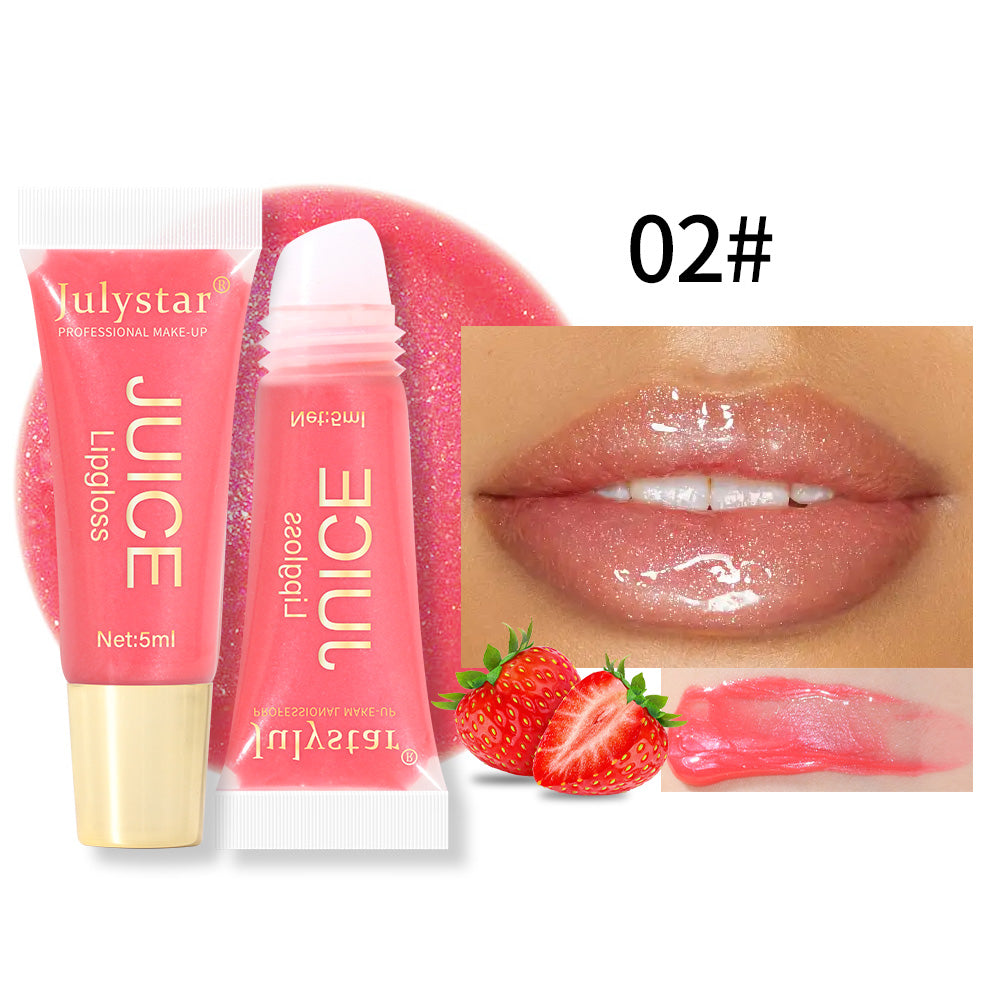 Fruit Flavor Glossy Lip Oil Natural Long Lasting Hydrating Plump