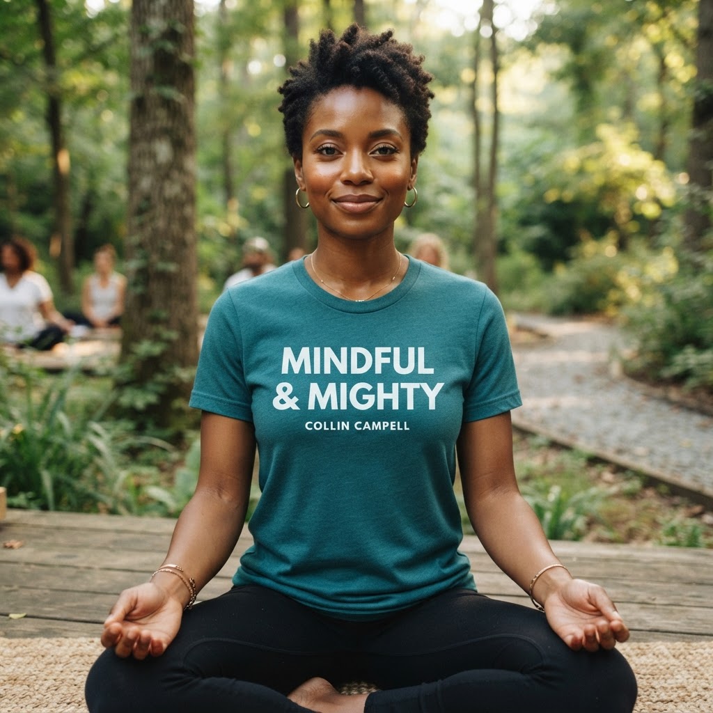 Mindful & Mighty — Premium T-Shirt | COLLIN CAMPELL product image