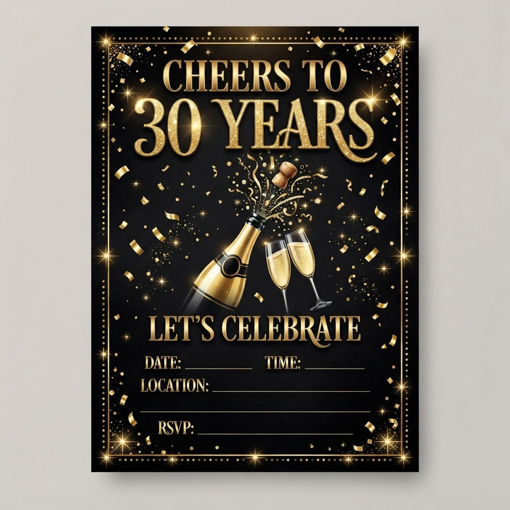 Adult Party Invitation E-Cards - 10 Premium Digital Designs
