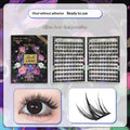 Self-adhesive Glue-free False Eyelashes 200 Clusters Segmented