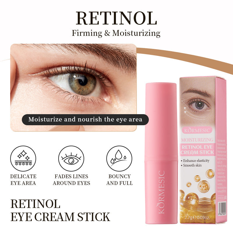 Skincare Ritual Gift Set — KORMESIC Retinol Eye Cream Stick + HUNMUI Caviar Luxury Moisturizing N