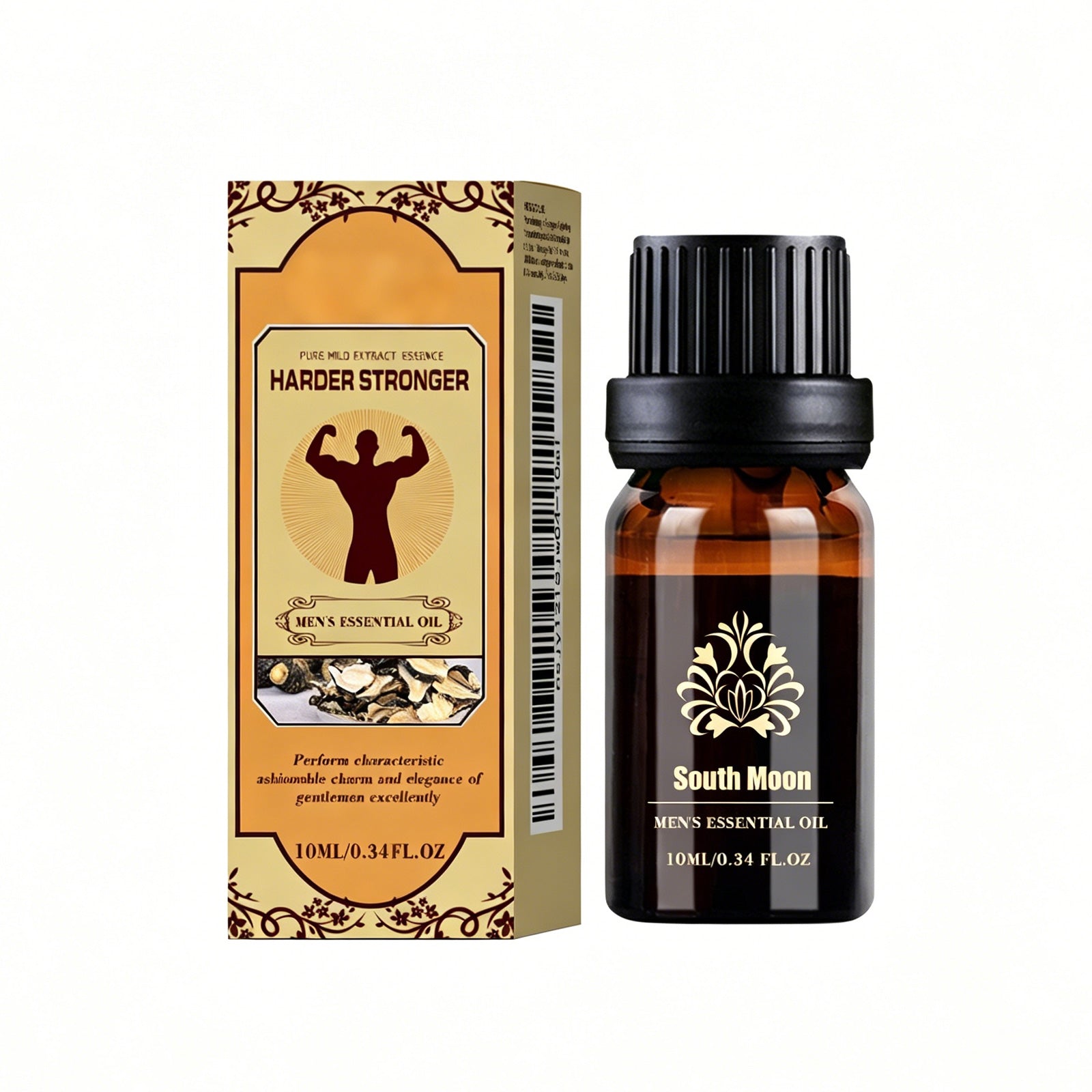 Men's Care Essential Oil, Natural Jojoba & Ophiopogon Extract