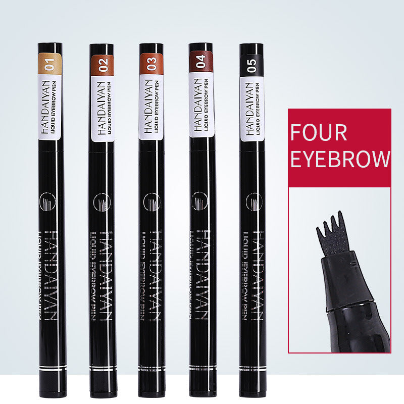 Glam Gift Box — Four-head Eyebrow Pencil Liquid Eye + Tear-off Long-lasting Waterproof Ey