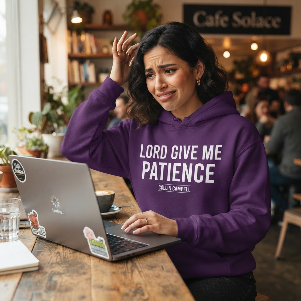 Lord Give Me Patience — Premium Hoodie | COLLIN CAMPELL product image