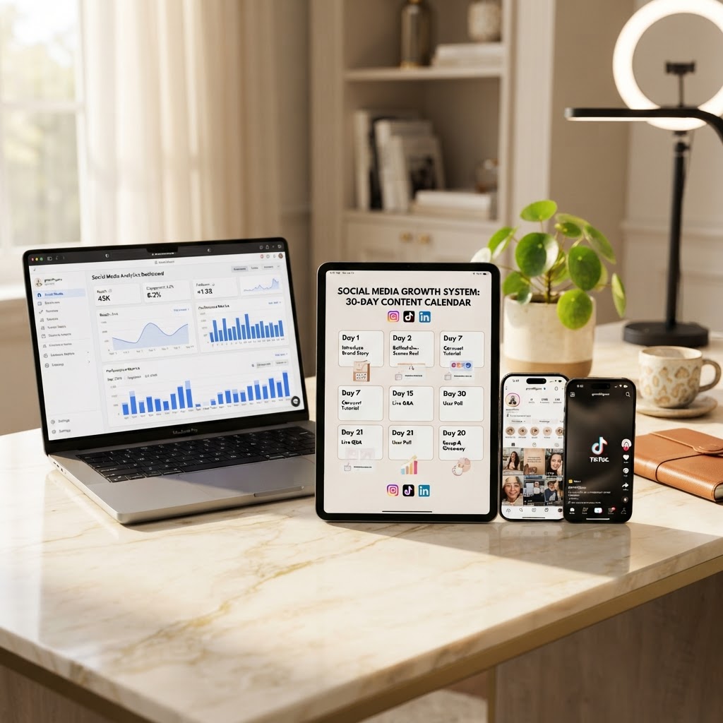 Social Media Growth System — 0 to 10K Followers in 90 Days