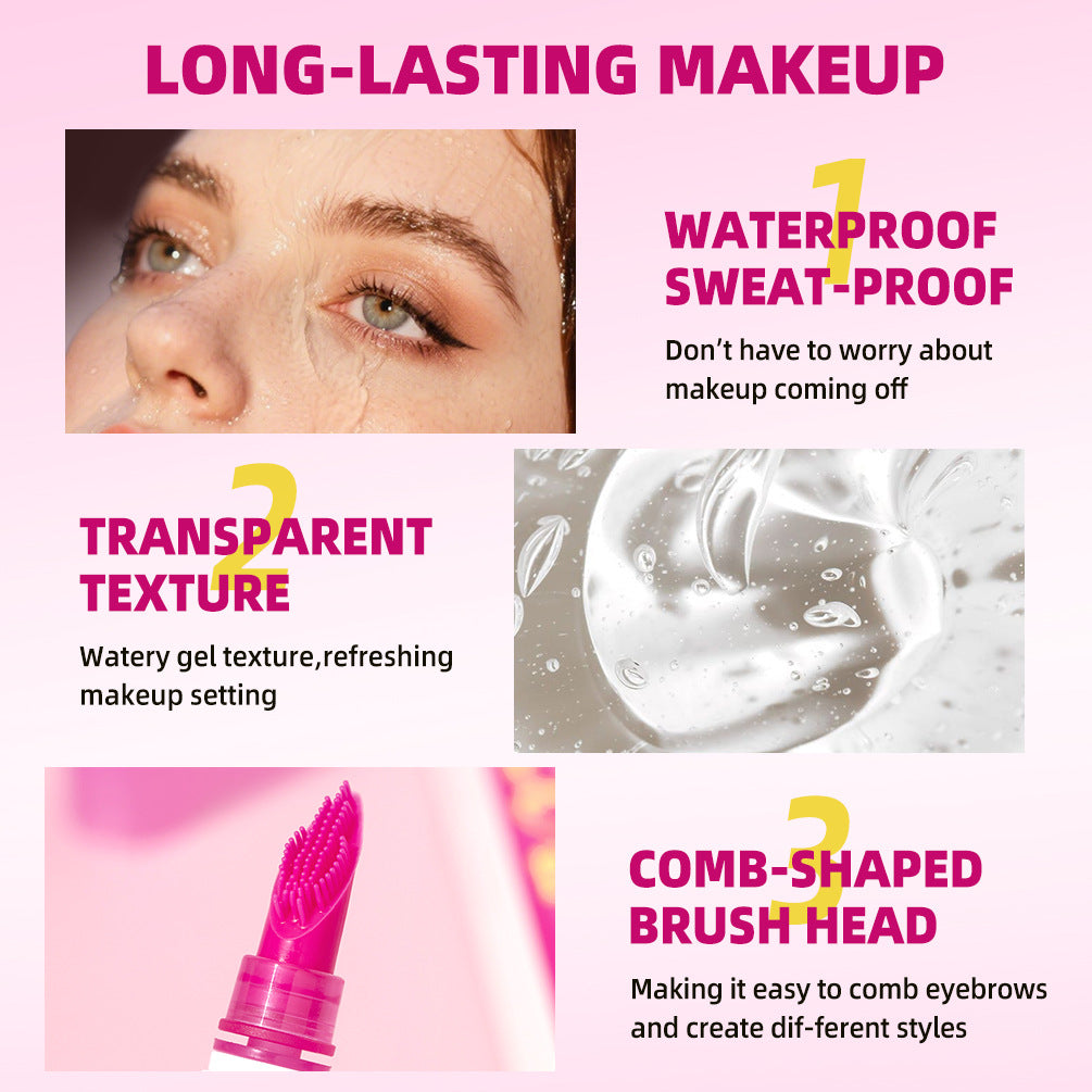 Hose Shaping Eyebrow Gel European And American Three-dimensional Natural Wild Eyebrow Waterproof