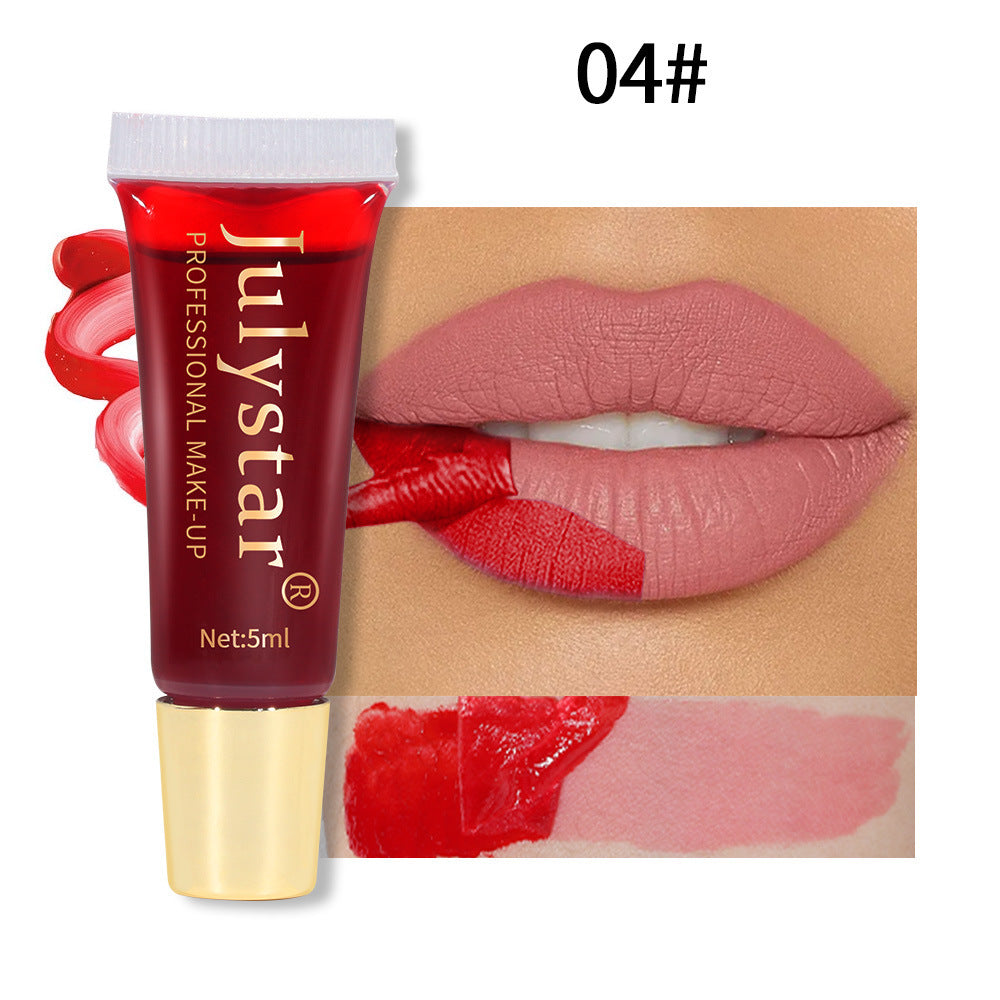 Matte Peel-Off Lip Stain, Long-Lasting Lip Tattoo Tint
