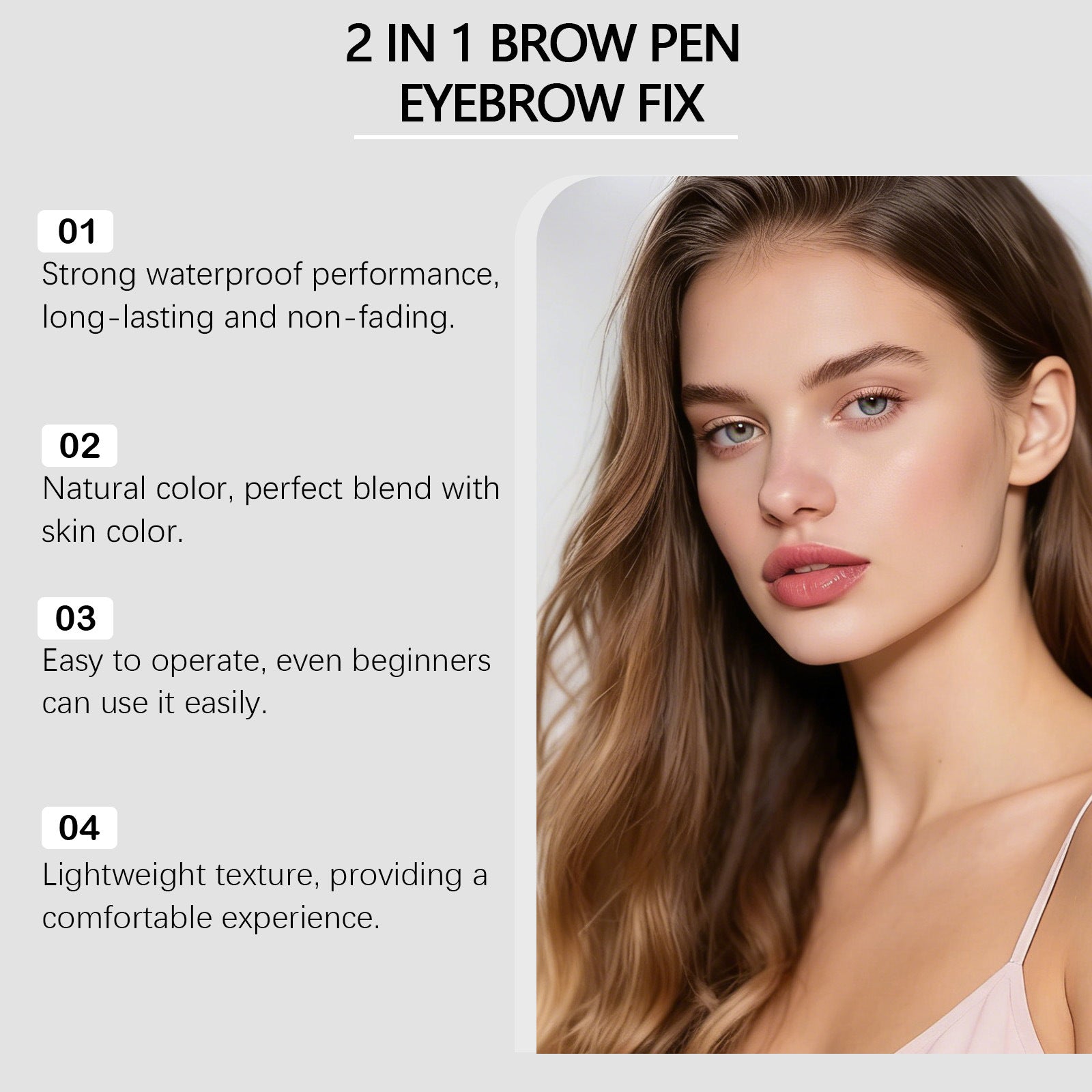 3D Easy-to-use Smooth Eyebrow Pencil