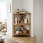 Stackable Corner Shelf Units (Set of 3)