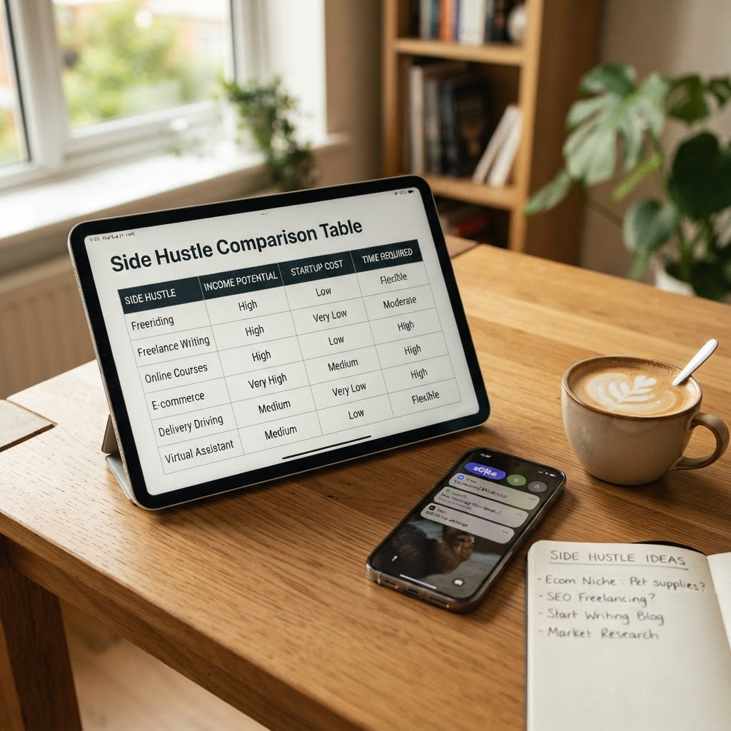 The Side Hustle Blueprint — 50 Proven Ways to Make Money from Home