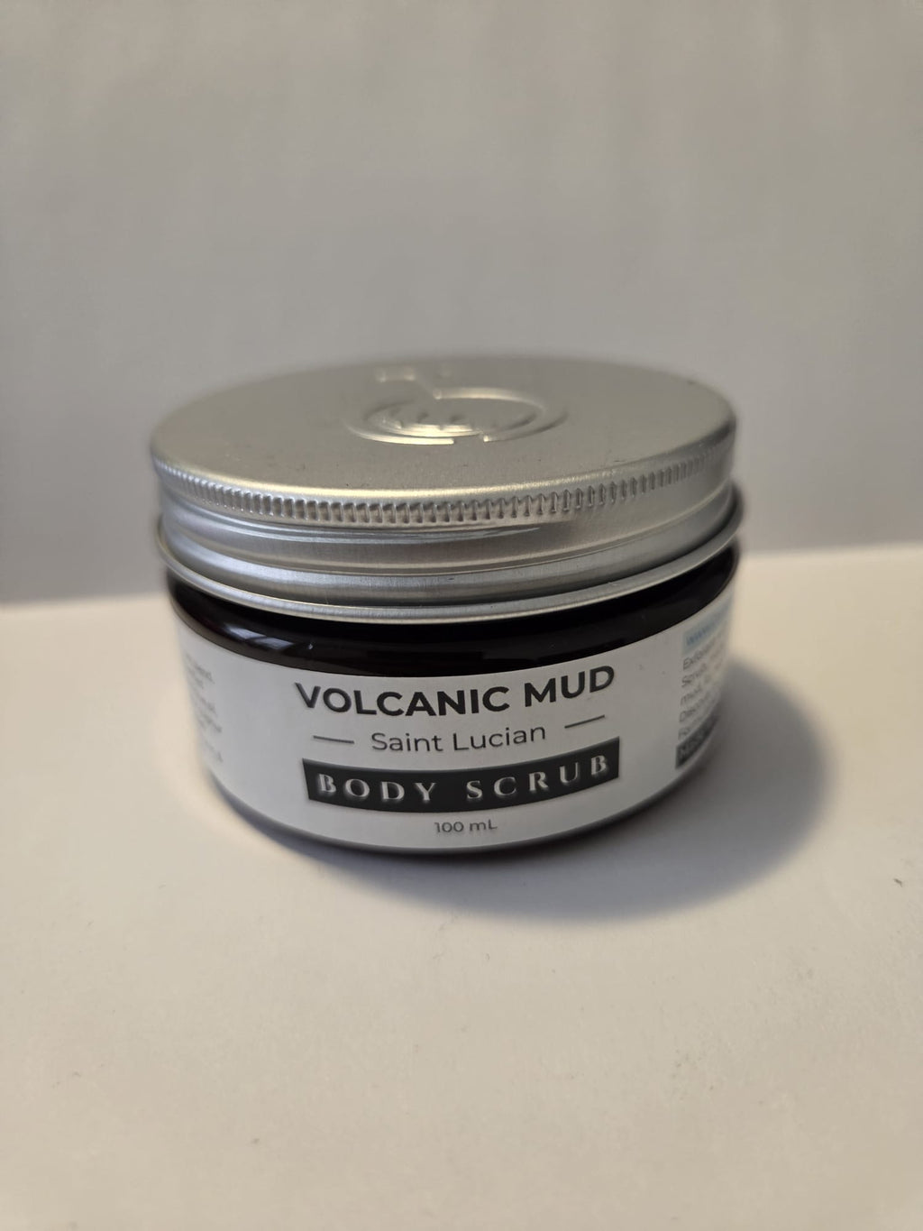 Volcanic Mud Body Scrub — Saint Lucian (100mL) — Ships Today!