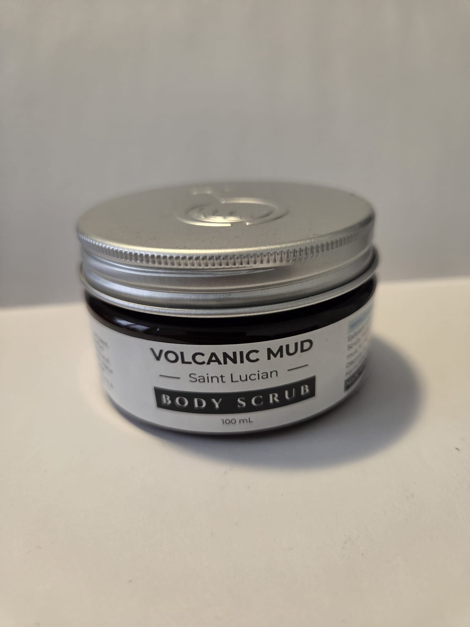 Volcanic Mud Body Scrub — Saint Lucian (100mL) — Ships Today!