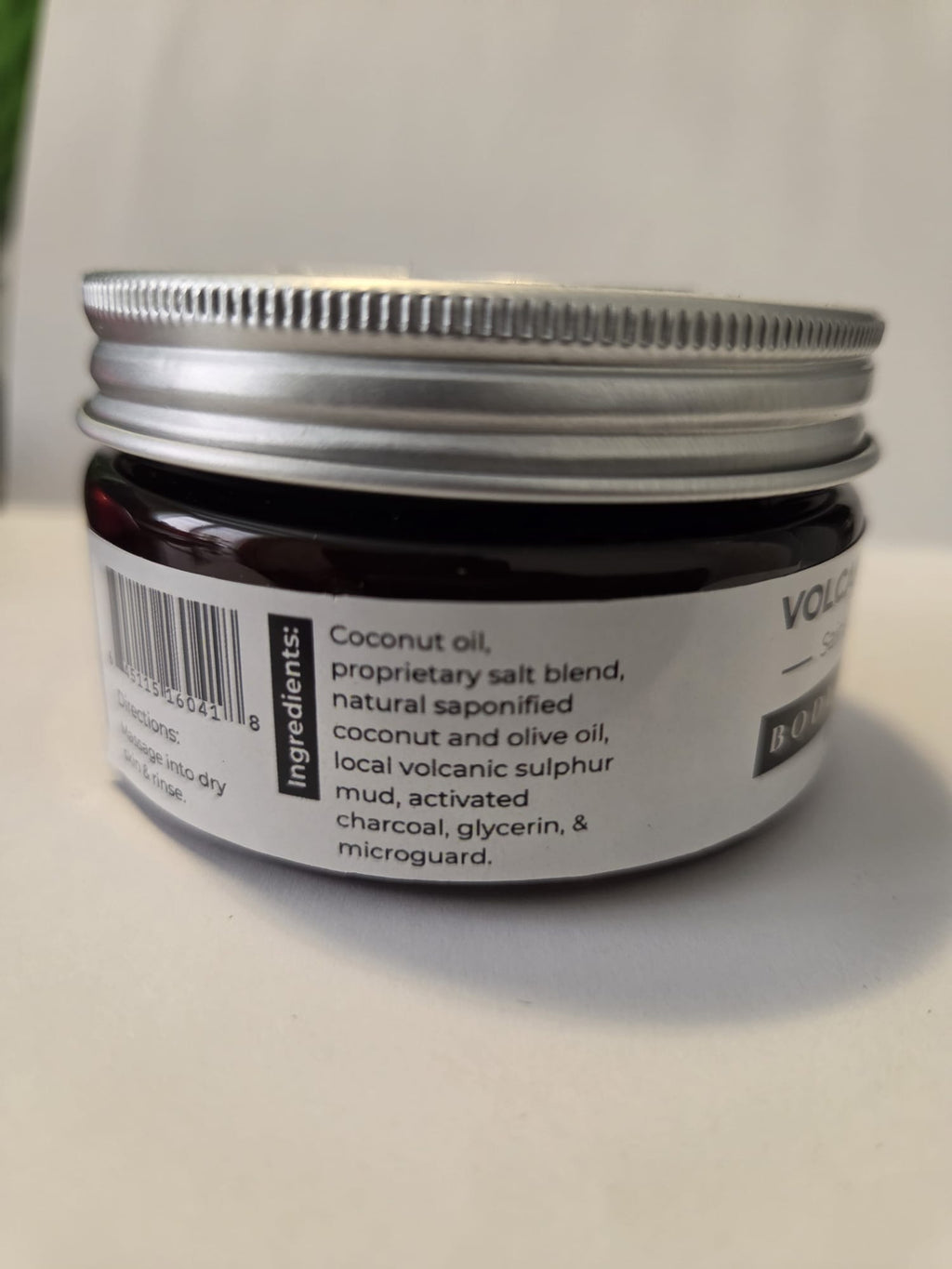 Volcanic Mud Body Scrub — Saint Lucian (100mL) — Ships Today!