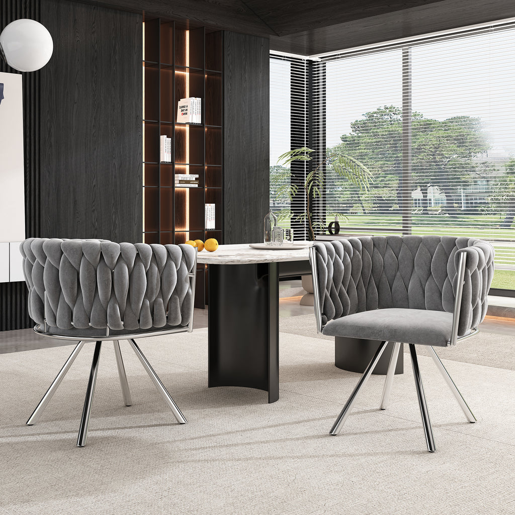 Luxury 6-Chair Velvet Dining Set — Premium Home Collection