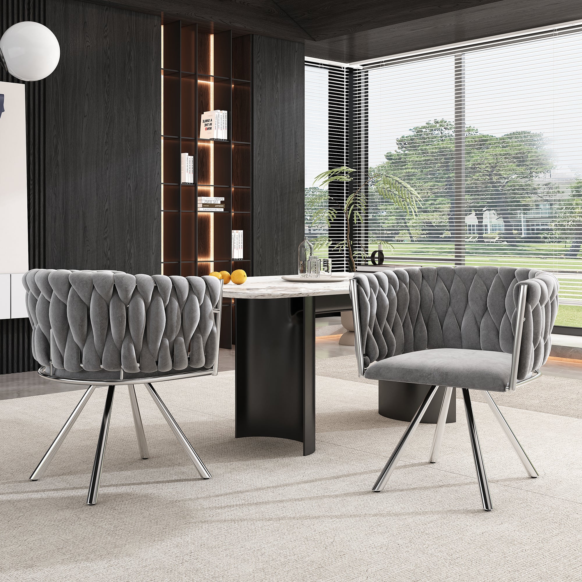 Luxury 6-Chair Velvet Dining Set — Premium Home Collection