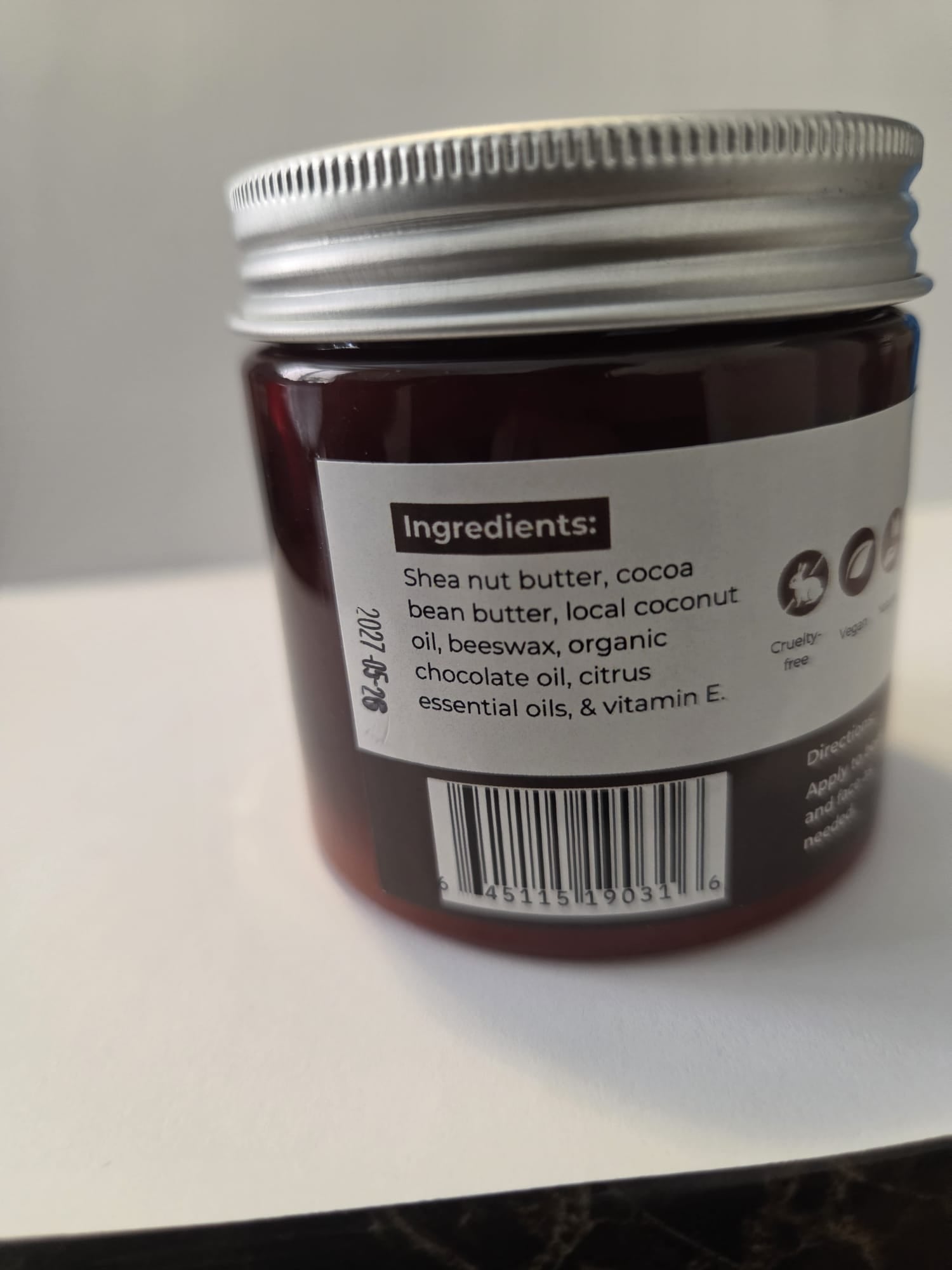 Chocolate Antioxidant Body Butter (100mL) — Ships Today!