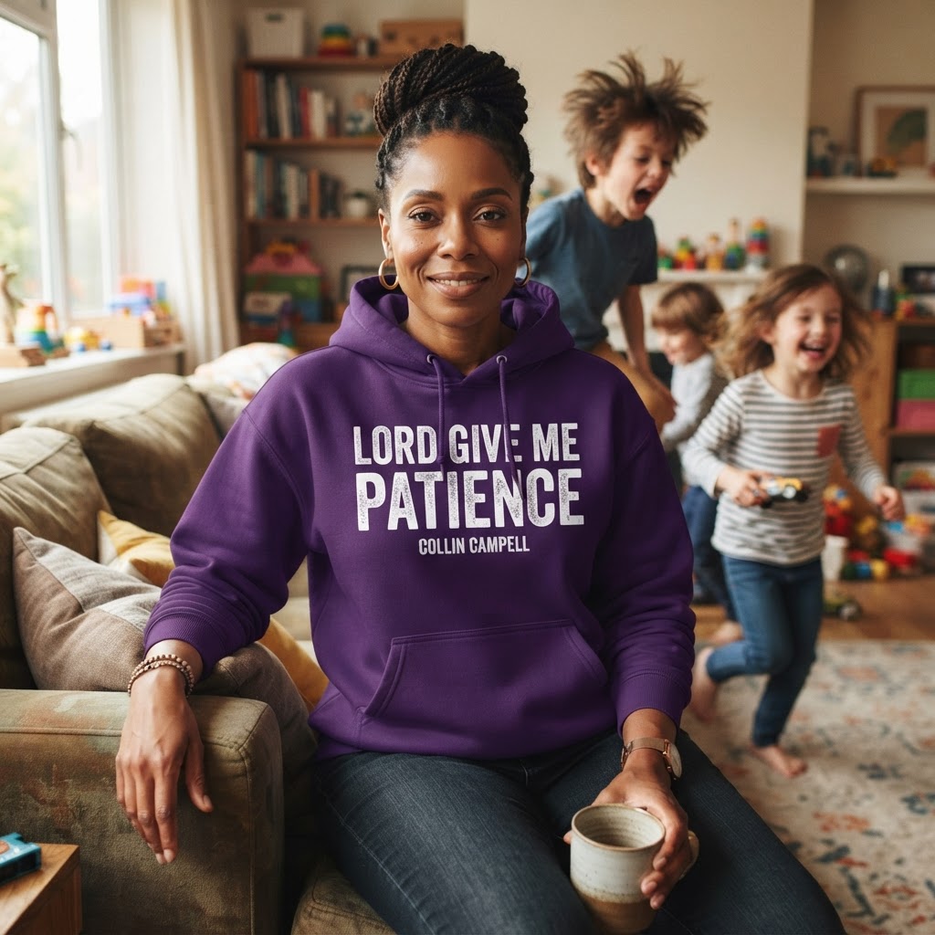 Lord Give Me Patience — Premium Hoodie | COLLIN CAMPELL product image