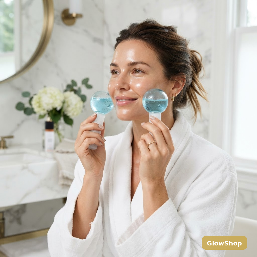 Ice Globes Cryotherapy Facial Massager