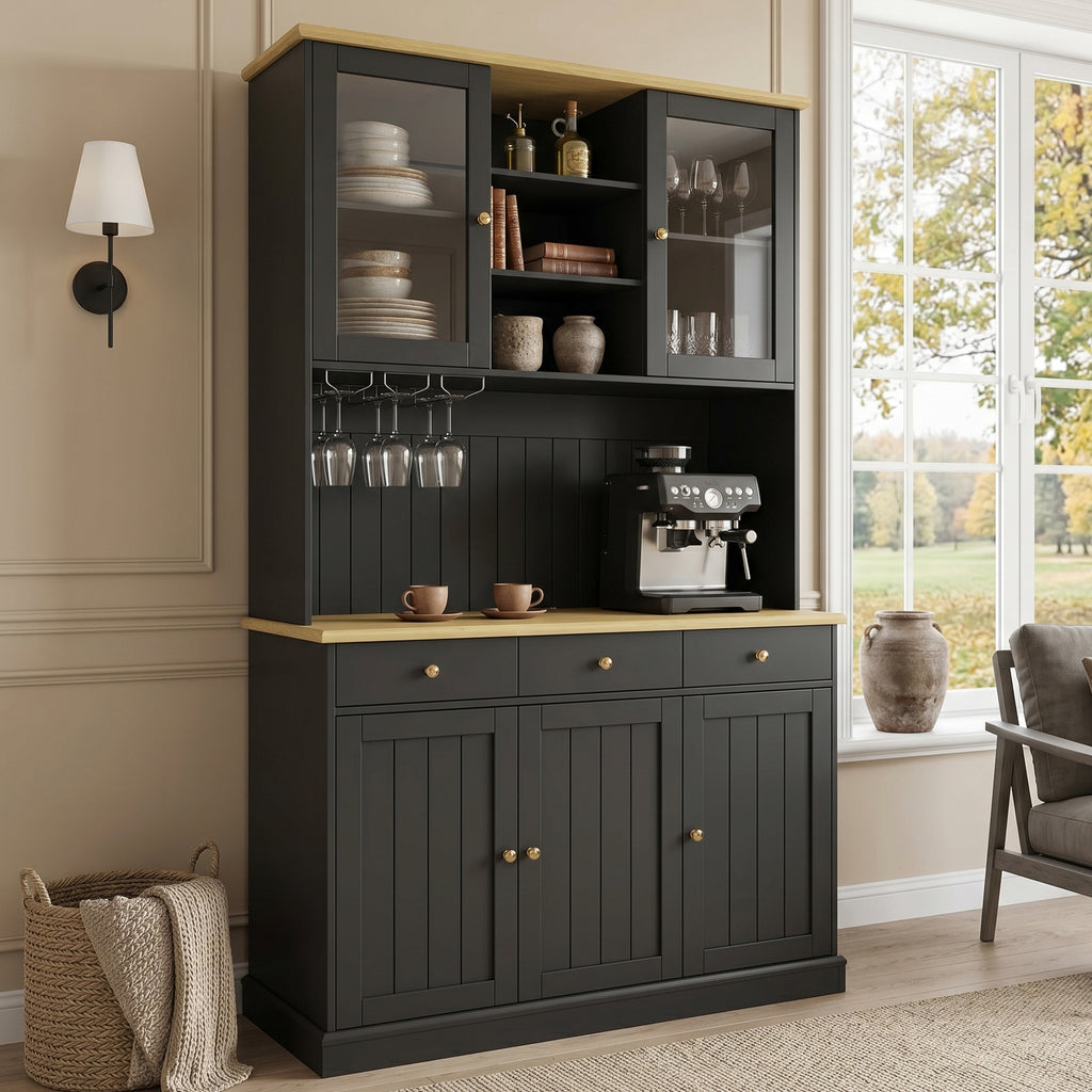 Tall Kitchen Cabinet 120x40x191cm — Modern Storage