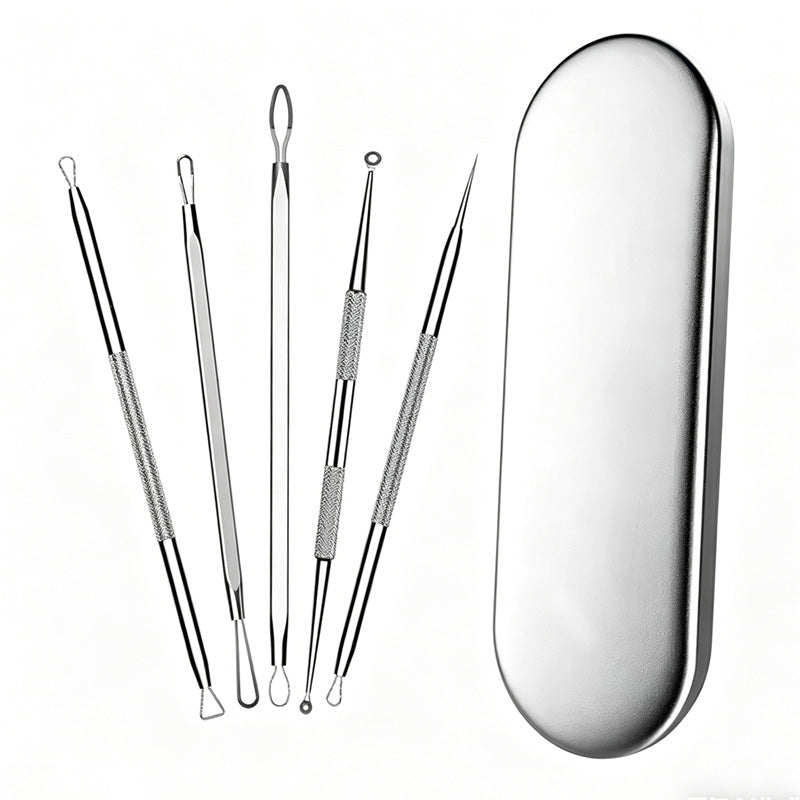 5 Acne Needles,Facial Acne Removal Extractor Blackhead Removal