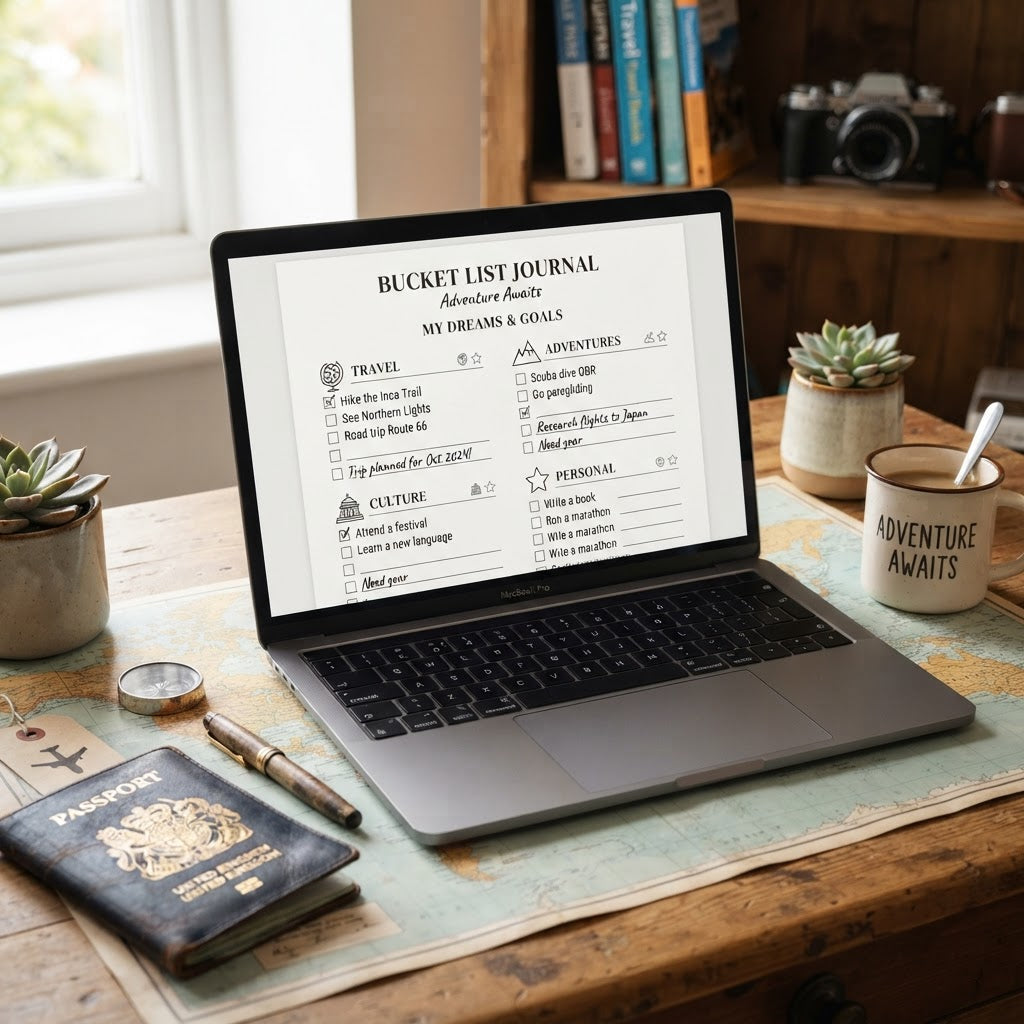 Bucket List Journal - Digital Download product image
