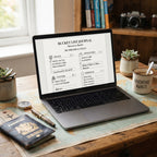 Digital preview of Bucket List Journal - Digital Download
