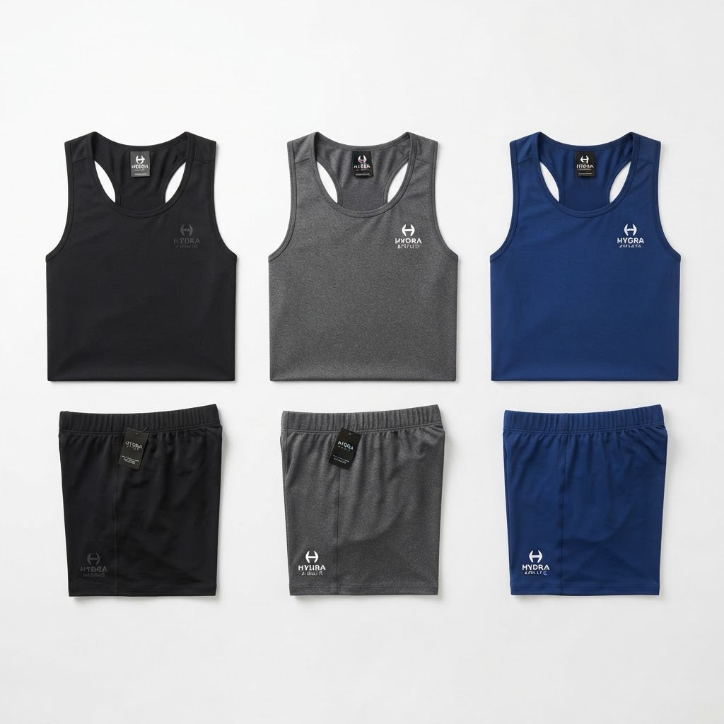 Men's Athletic 2-Piece Compression Set — Shorts & Tank Top