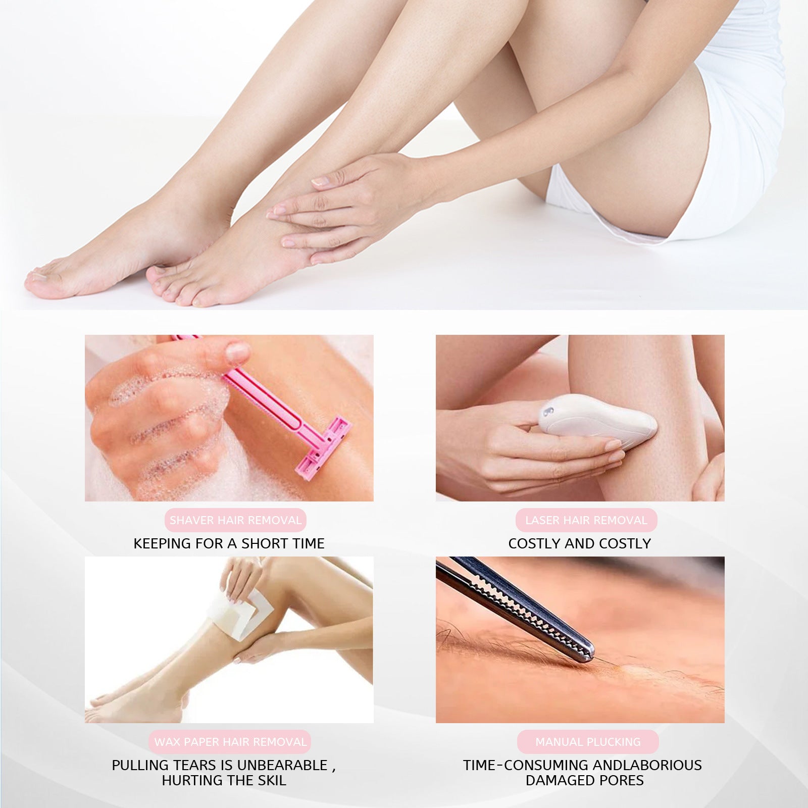 Honey Mousse Hair Removal Spray Moisturizing For Underarm And Leg