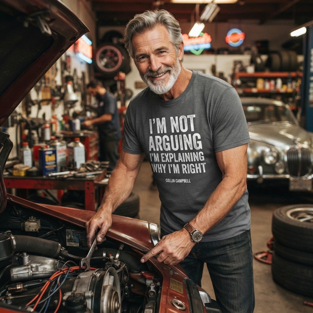 I'm Not Arguing I'm Explaining Why I'm Right — Premium T-Shirt | COLLIN CAMPELL product image